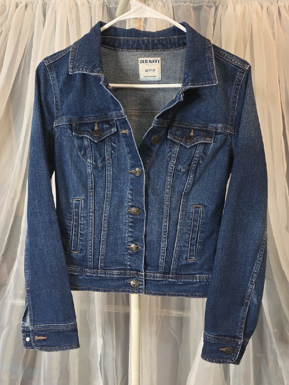 #249 Old Navy Blue Denim Trucker Jacket